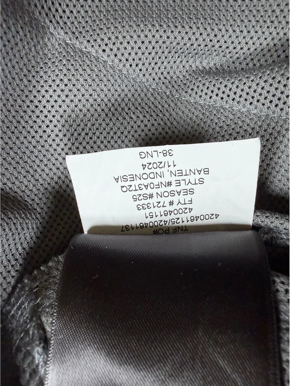 The North Face gray shorts